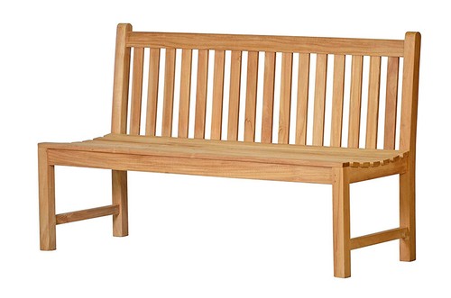 Teak gartenbank andorra ohne - gartenbank,