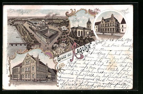 Lithographie raguhn anhalt - lithographie,
