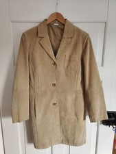 Damen Wildledermantel Größe