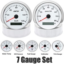 7 Gauge Set 85mm Weißes Boot