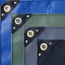 A-TEX®  LKW Plane -ab 4,49 €/m²- PVC Abdeckplane mit Ösen Holz Garten ca.650g/m²