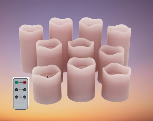 Led kerzen 10er set - led,