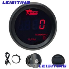 2" 52mm Red Digital LED Elec