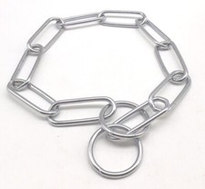 Hunde Halskette chrom große Glieder Gesundheitskette Gesundheitswürger Kette