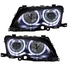 Scheinwerfer LED Angel Eyes für BMW E46 Limo Touring Bj. 2001-2005 Schwarz