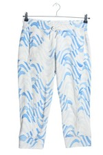 BETTER RICH 3/4-Hose Damen Hose Gr. DE 34 weiß-blau Casual-Look