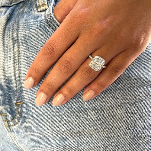 Damen diamant ring - ring, 3,75