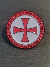 TEMPLERKREUZ TEMPLER KREUZ DER TEMPLER DIE TEMPLERRITTER Kreuzzüge Anstecknadel