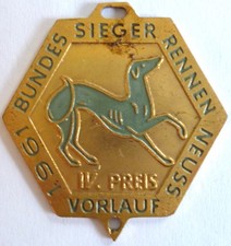 NRW, NEUSS 1961, Windhundrennen, Bundes Sieger Rennen
