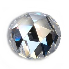 Weiß Klar Flache Rückseite