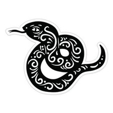 Car Sticker Snake Tribal L788