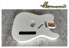 Tele/ TL "Real Nitro Finished" Alder Body, Color Polar White, Gewicht 2,2 kg