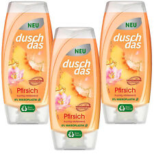 3x 225ml Duschdas Pfirsich