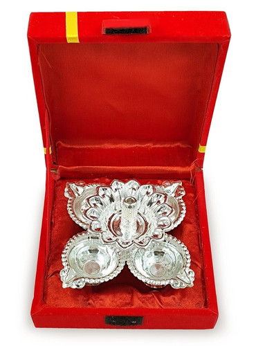 Handgefertigte öllampe silber - handgefertigte,