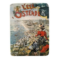 Vintage Belgien Reise Plakat