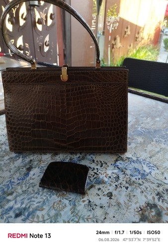 Vintage goldpfeil handtasche - vintage,