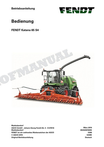 Fendt katana s4 - fendt, 65