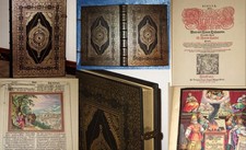 MERIAN KUPFERBIBEL BIBEL BIBLIA 23 ½ KARAT ECHTGOLD LIMITIERTE PRACHTAUSGABE