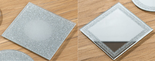 Glas untersetzer 2er set - untersetzer,