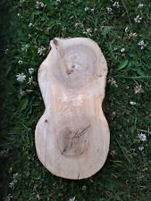 Baumscheibe Esche Unikat 29x14x5cm Doppelkern