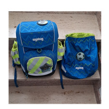 ergobag Schulranzen Set blau
