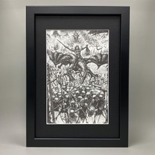 VAMPIRE COUNTS Gerahmte Kunst