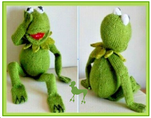 Strickanleitung frosch muppet - strickanleitung,