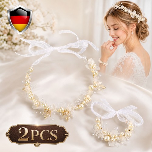 Stirnband kopfschmuck set - stirnband,