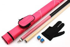 Billardqueue Set Billard Queue Kö + Köcher Queue mit Tasche Handschuh Kreide