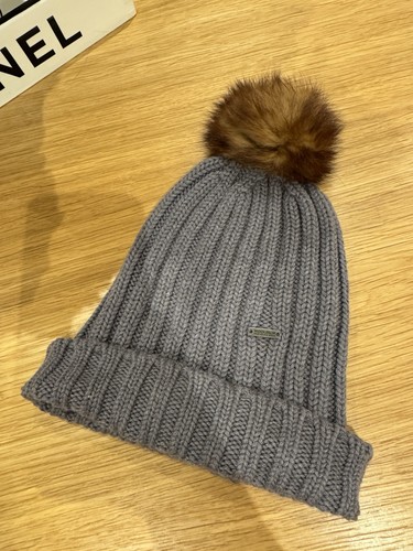 Woolrich damen mütze grau - mütze, mit