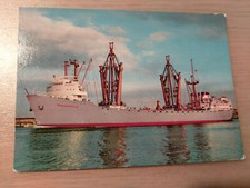 Postkarte Frachtschiff