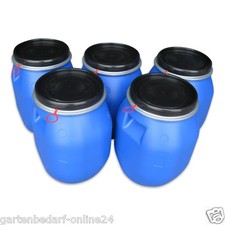 5 x 30 Liter Weithalsfass