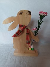 Oster Deko Hase mit Vase und