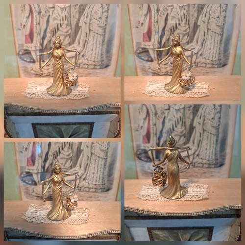 Hübsche jugendstilfigur der - jugendstilfigur,