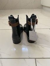 Damen♠️Tommy Hilfiger♠️Gummistiefel♣️Stiefeletten♣️Gr.39♠️OVP♠️Schwarz♣️NEU