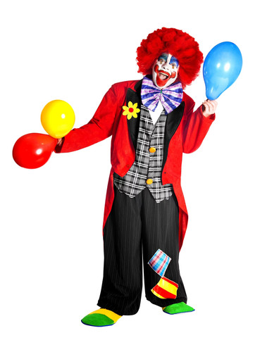 Clown deluxe kostüm für - kostüm,