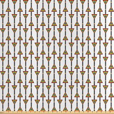 Stammes Satin Stoff als Meterware amerikanische Arrows