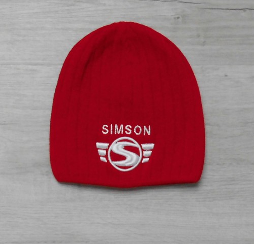 Rote simson strickmütze - rote,