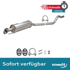 Mittelschalldämpfer für Opel Astra F CC, Stufenheck, Auspuff