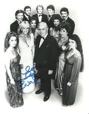 LINDA EVANS Original Autogramm 20X25 Großfoto Portrait Denver Clan Dynasty Coa