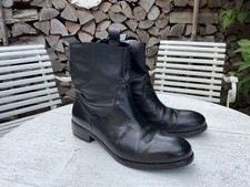 Deerberg Boots Stiefel Gr 41 schwarz Leder neuwertig 