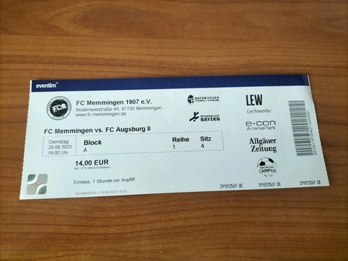 Sammler ticket fc - 23/24,