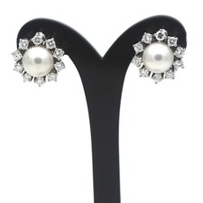 Brillant Akoya Zuchtperle Gold