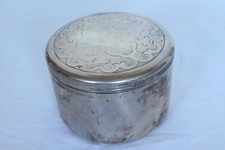 SCHÖNE ALTE SILBERDOSE AUS SCHWEDEN 830er SILBER ECHTSILBER #11622