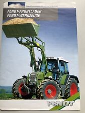 FENDT FRONTLADER 3/55, 3/60, 3S/63, usw., FARMER XYLON, GT,  Original Prospekt