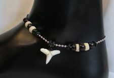 🦈  Fußkette mit echtem Hai