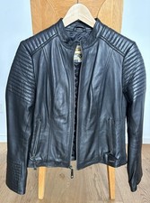 Schwarze echtlederjacke m - schwarze,