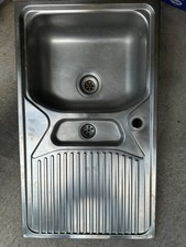 Edelstahl Küchenspüle 1,5 Becken 100cm x 50cm Spüle Einbauspüle Reversible