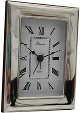 Wecker Silber Innenlicht 9*13 Retro Holz Geschenkidee