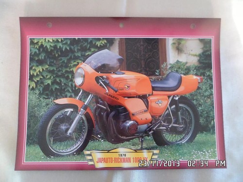 Motorradkarte japauto rickman - motorradkarte,